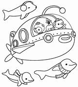 Octonauts Coloring Pages Octopod Getcolorings Print Color Printable sketch template