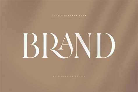 brand lovely elegant font dfonts
