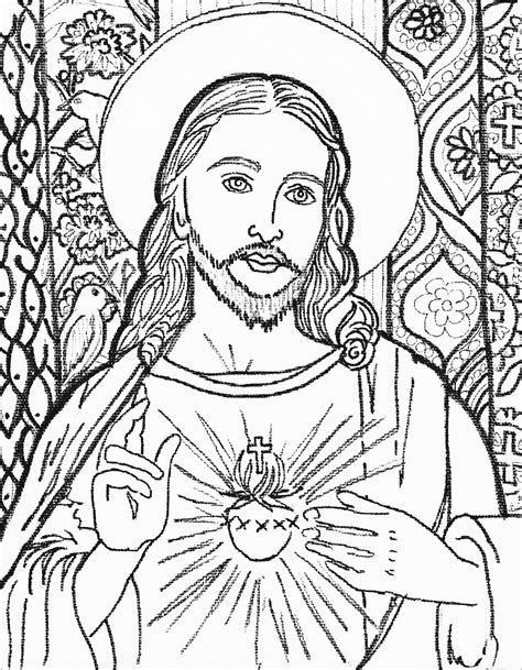 jesus coloring pages  adults  getdrawings