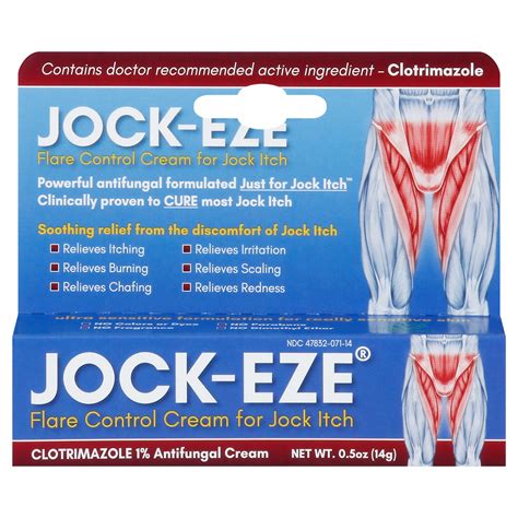 Jock Eze Flare Control Cream For Jock Itch Shop Skin And Scalp