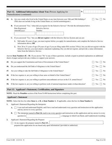 Form N 400 Application For Naturalization Free Download Nude Photo