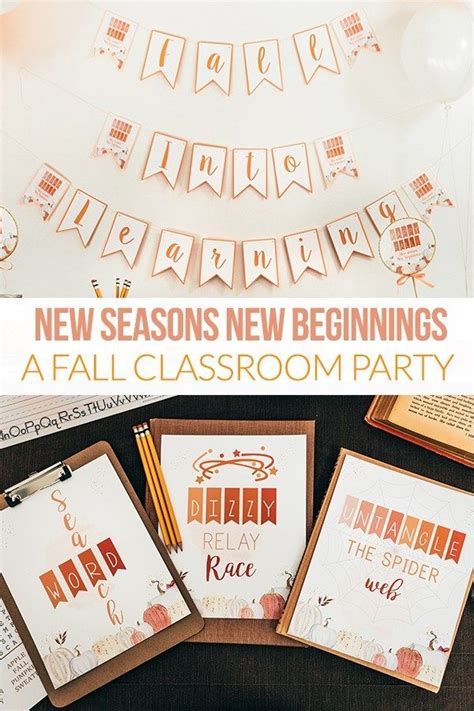 A Fall Classroom Party With Printables Classroom Party