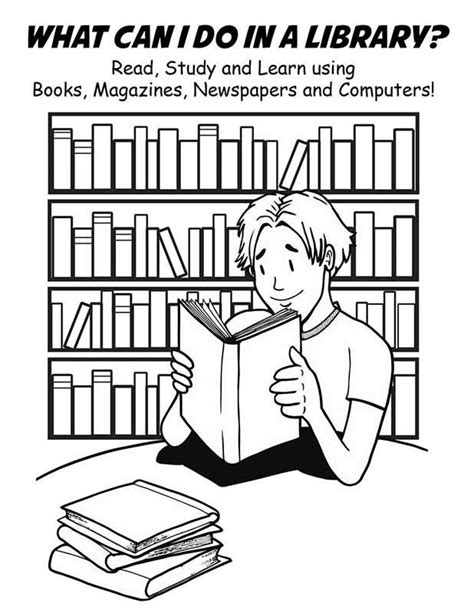 library adult coloring pages coloring pages