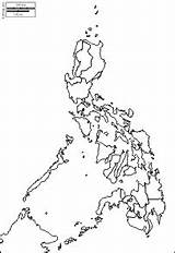 Map Philippine Drawing Philippines Outline Blank Getdrawings Maps sketch template