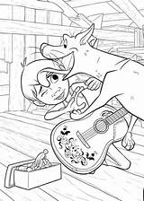 Pages Coco Disney Coloring Colouring sketch template