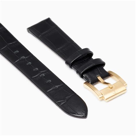 origin black leather mm strap