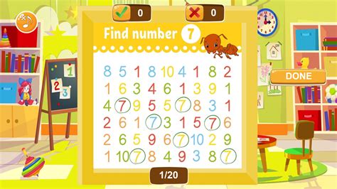 find  number game  kids  html game  children  learn