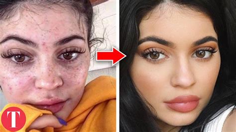 10 celebs who are unrecognizable without makeup youtube