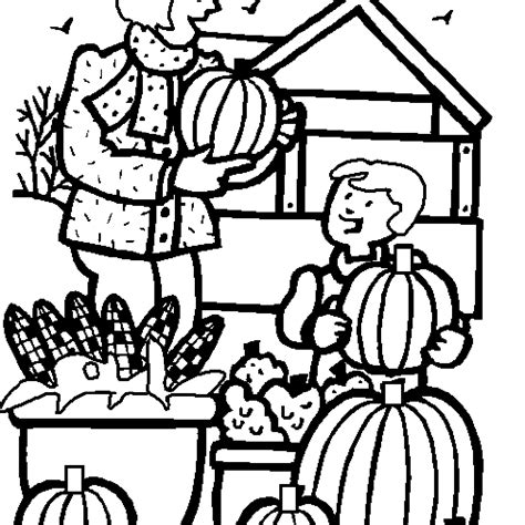 autumn  fall coloring pages