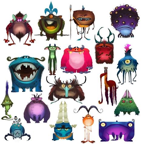 amazing monsters character design monster artwork cartoon character