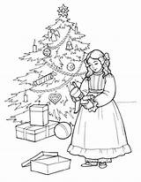 Nutcracker Coloring Pages Printable Christmas Clara Caretaker sketch template