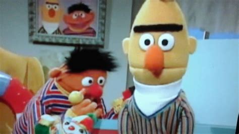 Classic Sesame Street Ernie Plans Organizing His Toys