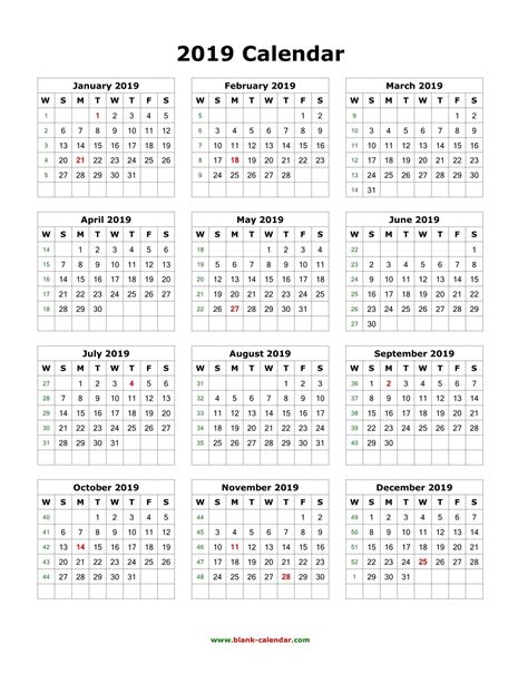 blank  month calendar printable