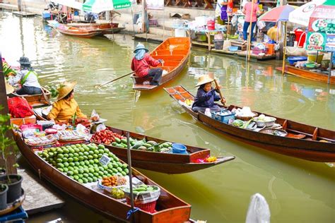 damnoen saduak floating markets  private boat  bangkok