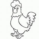 Gallo Gallina Pintar Coq Poule Gallinas Coloriage Pollo Poulet Chicken Animada Gallos Coloriages Colorier Galinhas Corral Ninos Riscos Granja Desde sketch template