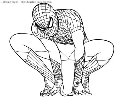 amazing spider man  coloring pages photo  timeless miraclecom