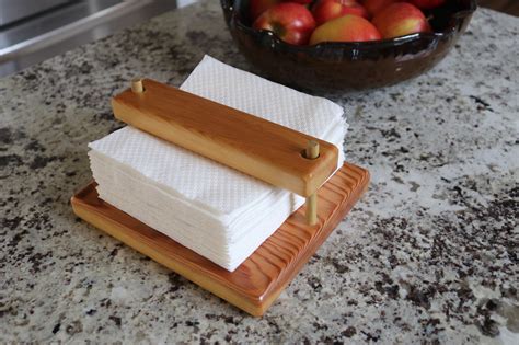 napkin holder pine  food  wood