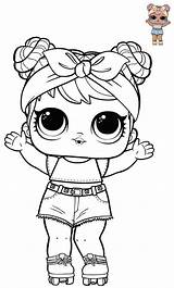 Lol Coloring Pages Doll Surprise Dawn Printable Coloriage Wave Colouring Print Imprimer Dessin Series Info Hairpin Bow Bluc Opposites Colorier sketch template