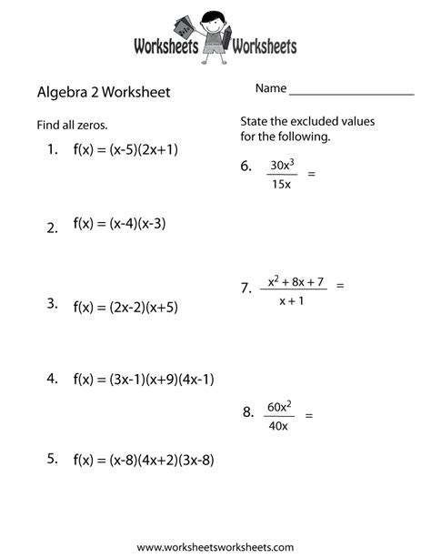 printable equation worksheets printable worksheets