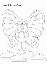 Pokemon Butterfly Coloring Printable Butterfree Anime Kids Ecoloringpage Television Hit Series sketch template