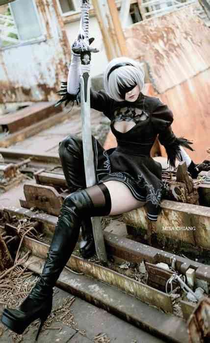 sexy nier automata cosplay is simply spectacular