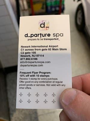 dparture spa  newark airport