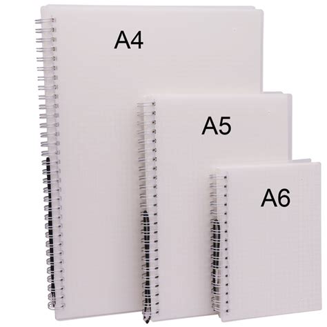 pcs    notebook frosted spiral notebook  sheets  pages planner stationery bullet