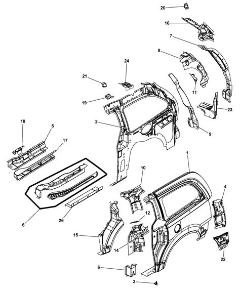 chrysler town  country body parts diagram general wiring diagram
