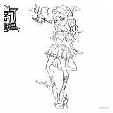 Monster High Coloring Pages Mcnessie Lorna Dolls Tagged Toys Posted Girls sketch template