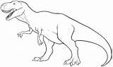 Coloring Dinosaur sketch template