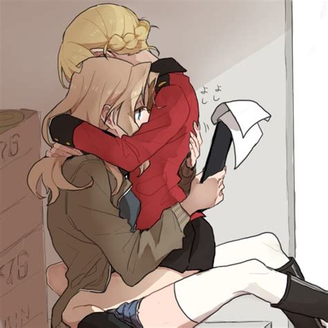 darjeeling and kay girls und panzer drawn by ree re 19