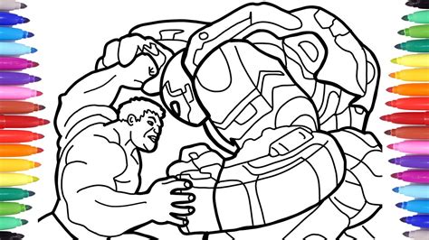 avengers hulkbuster coloring pages coloringpages