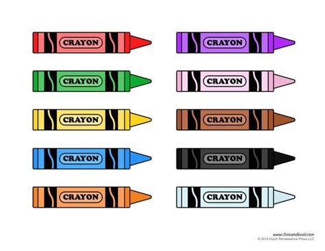 printable crayon labels printable templates