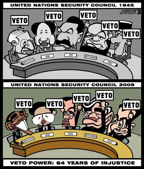 veto power  years  injustice cartoon movement