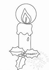 Candle Birijus sketch template