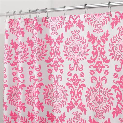 Interdesign Damask Fabric Shower Curtain Standard 72 X