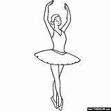 Ballerina Ballet Coloring Pages Dancer Colouring Fifth Position Online Library Dance Color Zeichnung Thecolor Clipart Visit Choose Board Print Girls sketch template