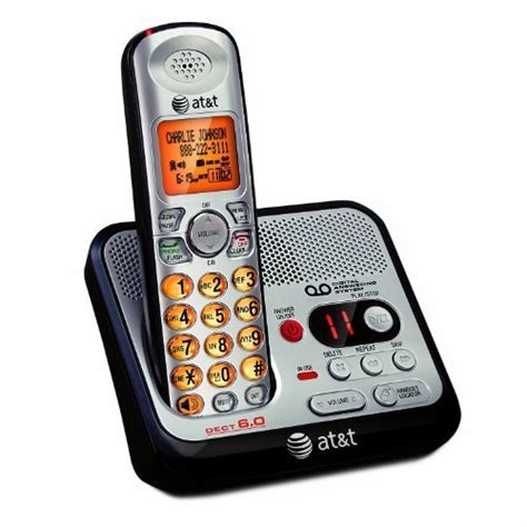 att dect  expandable cordless phone  answering system