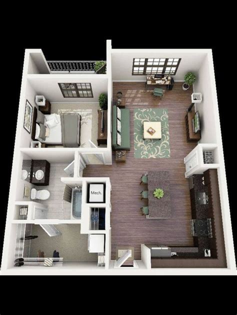Very nice and comfortable planning of the apartment