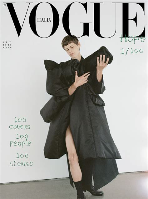 100 covers of vogue italia s september issue design scene