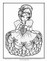 Coloring Lynn Hannah Books Fairy Beginner Princesses Tale Instant Sample Version sketch template