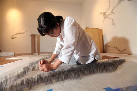 maya lin s ‘here and there at pace gallery the new york times