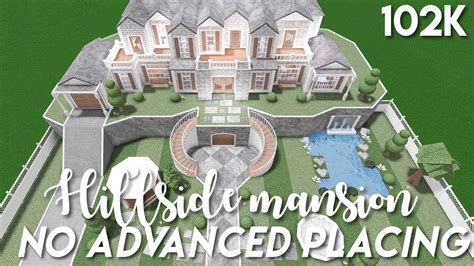 bloxburg mansion   advanced placing
