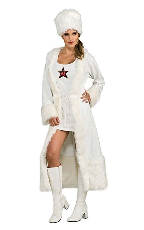 adult womens white russian fancy dress halloween costume ebay