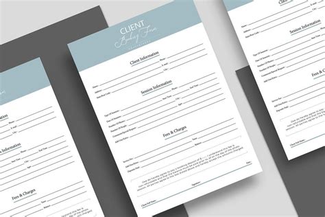 client booking form template templates booking stationery templates