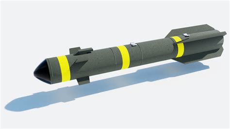 agm  hellfire missile  model turbosquid