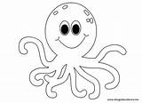 Coloring Octopus Pages Cute Printable Outline Simple Drawing Colorare Da Color Print Online Disegni Preschool Getdrawings Kids Starfish Polipo Bambini sketch template