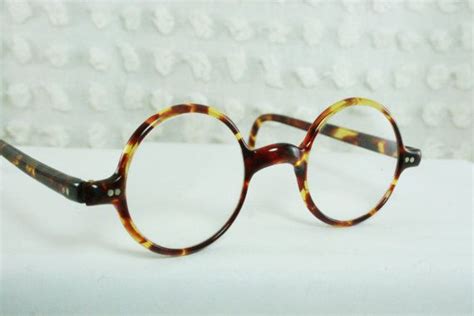 30s glasses 1930 s round eyeglass tortoise circle by thayereyewear