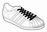 Shoes Tennis sketch template