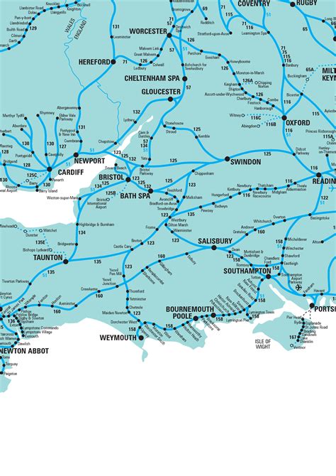 rail map  southern england system map images   finder